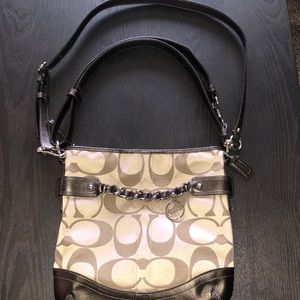 Coach Purse - brown cross body or shoulder bag